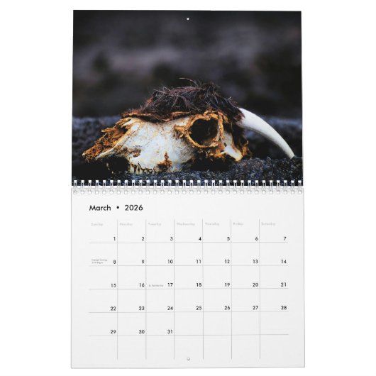 Horror 2026 kalender (Mar 2026)