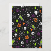  Horror Adult Halloween Kostuumfeest Kaart (Achterkant)