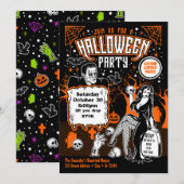  Horror Adult Halloween Kostuumfeest Kaart (Voorkant / Achterkant)