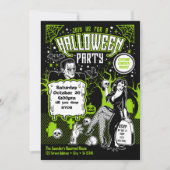 Horror Adult Halloween Kostuumfeest Kaart (Voorkant)