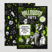  Horror Adult Halloween Kostuumfeest Kaart (Voorkant / Achterkant)