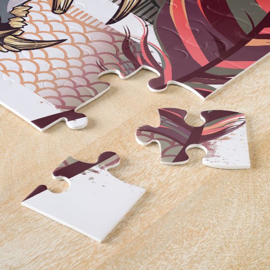 Horror Animal Curse Skelethuid Legpuzzel (Zijkant)