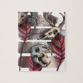 Horror Animal Curse Skelethuid Legpuzzel (Verticaal)