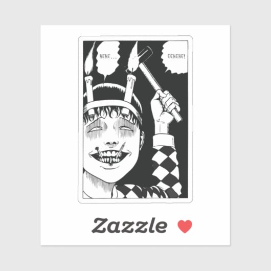 Horror anime art sticker (Vel)