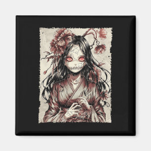 Horror Anime Girl Manga Japans Creepy Ha Magneet