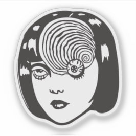 Horror anime girl  sticker
