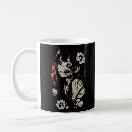 Horror anime meisje koffiemok