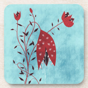 Horror Art Creepy Carnivorous Plant Bier Onderzetter