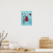 Horror Art Creepy Carnivorous Plant Poster (Keuken)