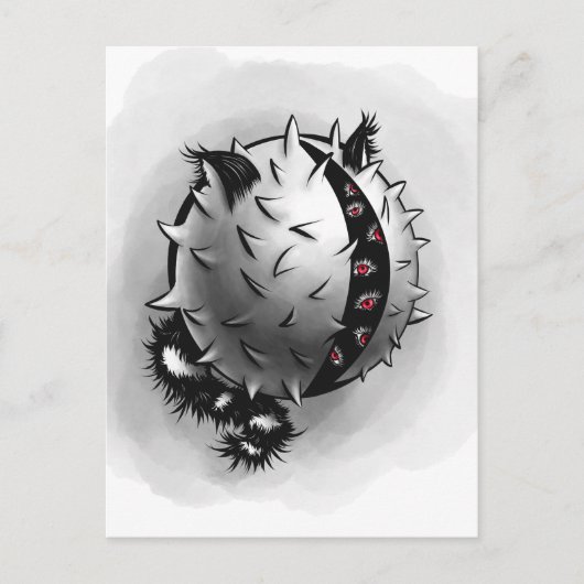 Horror Art Dark Fantasy Monster Briefkaart (Voorkant)