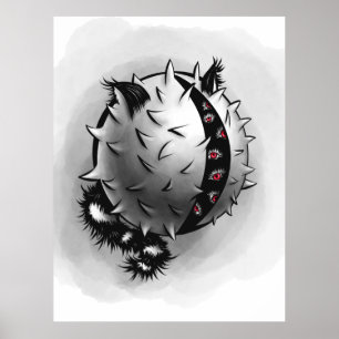 Horror Art Dark Fantasy Monster Poster