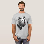 Horror Art Dark Fantasy Monster T-shirt (Voorkant volledig)