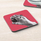 Horror Art: Fist Gothic Bier Onderzetter (Linkerzijde)