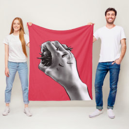 Horror Art: Fist Gothic Fleece Deken