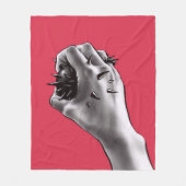 Horror Art: Fist Gothic Fleece Deken (Voorkant)