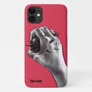 Horror Art gestoken vuist gotische naam Case-Mate iPhone Case