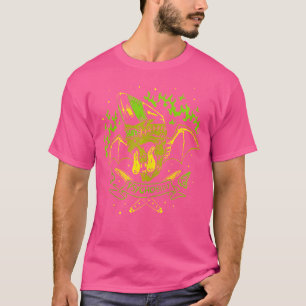 Horror Art - Pompadour Zombie Bat Monster - Psycho T-shirt