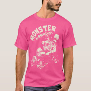 Horror Art - Ratfink Monster Barbershop - Psychobi T-shirt