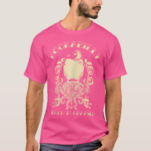 Horror Art - Rockabilly Pompadour Octopus - Psycho T-shirt