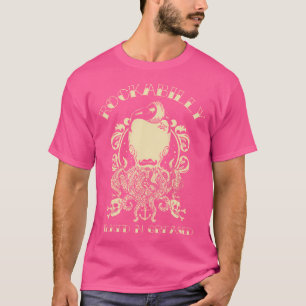 Horror Art - Rockabilly Pompadour Octopus - Psycho T-shirt