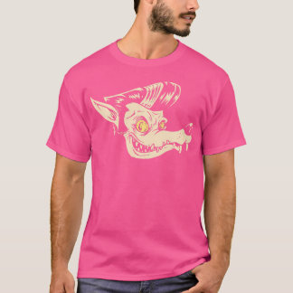 Horror Art - Rockabilly Wolf - Psychobilly Punk Ar T-shirt