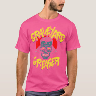 Horror Art - Zombie Greaser Punk Psychobilly Lowbr T-shirt