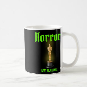 Horror "beste filmgenre" Sticker Koffiemok