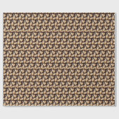 Horror Boo Ghost Halloween Patroon Cadeaupapier (Vlak)