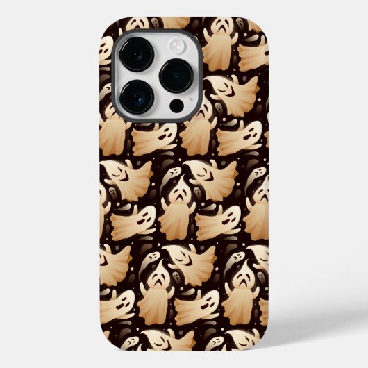 Horror Boo Ghost Halloween Patroon Case-Mate iPhone Case (Achterkant)