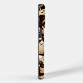 Horror Boo Ghost Halloween Patroon Case-Mate iPhone Case (Achterkant / Rechts)