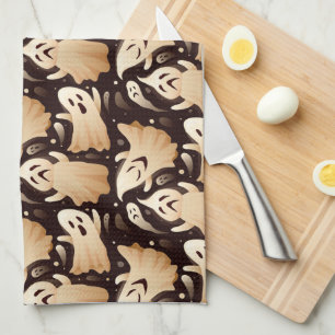 Horror Boo Ghost Halloween Patroon Theedoek