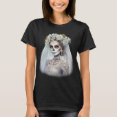 Horror Bride Levend Dood T-shirt (Voorkant)