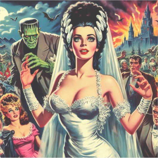  Horror Bride Sticker (Voorkant)