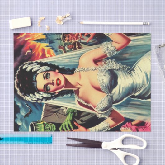  Horror Bride Tissuepapier (Craft)