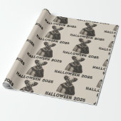  Horror Carnaval Gift Wrap voor Halloween Cadeaupapier (Uitgerold)