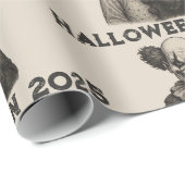  Horror Carnaval Gift Wrap voor Halloween Cadeaupapier (Rol Hoek)