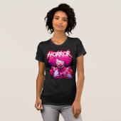 Horror Clown Roze T-shirt (Voorkant volledig)