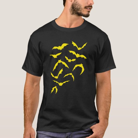  horror comic bats t-shirt (Voorkant)