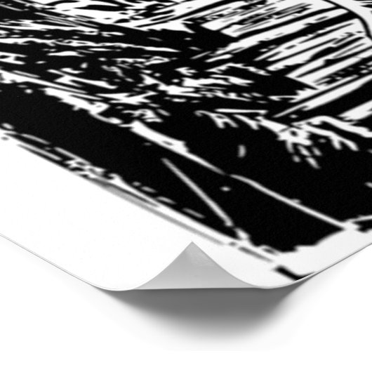 Horror Comic Book Hoesje Retro  Volume 001 Poster (Hoek)