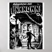 Horror Comic Book Hoesje Retro  Volume 001 Poster (Voorkant)