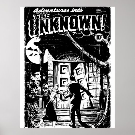 Horror Comic Book Hoesje Retro  Volume 001 Poster (Voorkant)