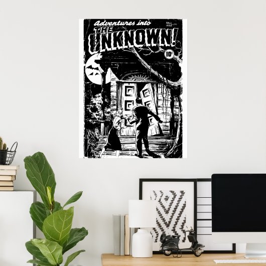 Horror Comic Book Hoesje Retro  Volume 001 Poster (Thuiskantoor)