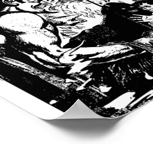 Horror Comic Book Hoesje Retro  Volume 038 Poster (Hoek)