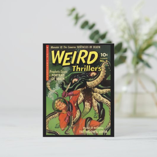 Horror Comic: Dweillers 4 Briefkaart (Staand voorkant)