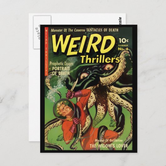 Horror Comic: Dweillers 4 Briefkaart (Voorkant / Achterkant)