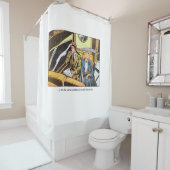  Horror Comic Panel met de Reaper Douchegordijn (In situ)