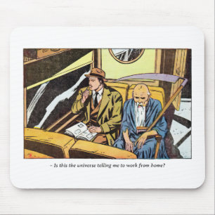  Horror Comic Panel met de Reaper Muismat