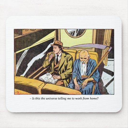  Horror Comic Panel met de Reaper Muismat (Voorkant)