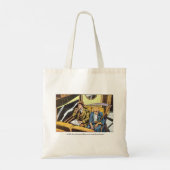  Horror Comic Panel met de Reaper Tote Bag (Achterkant)