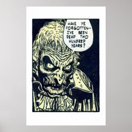 Horror Comic Panel van The Unseen Poster